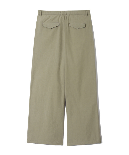 BASEMOMENT(ベースモーメント)の「CN ワイドパラシュートパンツ ライトカーキ(その他パンツ・メンズ・その他・MEDIUM/LARGE/X-LARGE)」の3枚目の写真