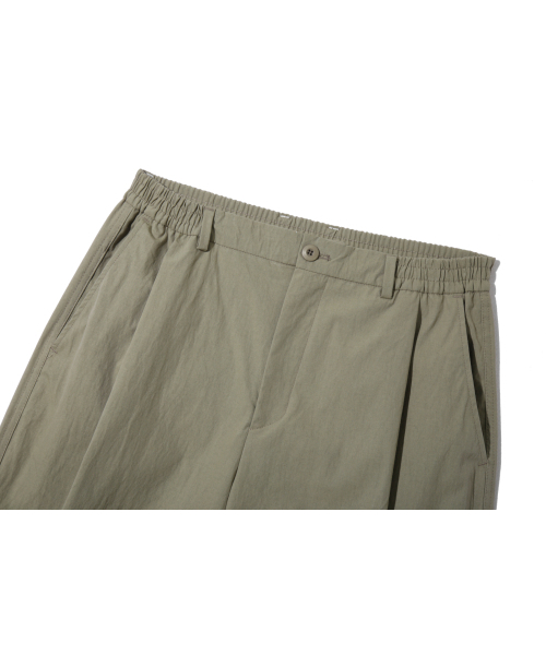 BASEMOMENT(ベースモーメント)の「CN ワイドパラシュートパンツ ライトカーキ(その他パンツ・メンズ・その他・MEDIUM/LARGE/X-LARGE)」の4枚目の写真