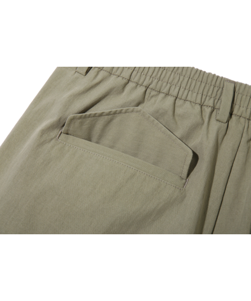 BASEMOMENT(ベースモーメント)の「CN ワイドパラシュートパンツ ライトカーキ(その他パンツ・メンズ・その他・MEDIUM/LARGE/X-LARGE)」の7枚目の写真