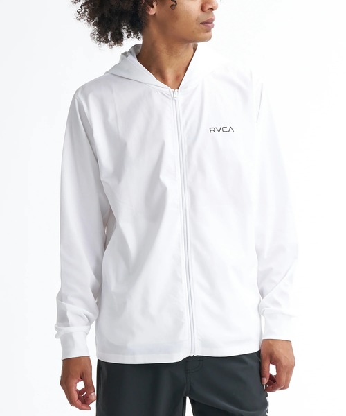 RVCA(ルーカ)の「RVCA メンズ STRAIGHT WAY SFHD 長袖サーフTシャツ 【2026年春夏モデル】/ルーカ吸水速乾UPF50+4WAYストレッチサーフT(ラッシュガード・水着)(Tシャツ/カットソー・メンズ・ダークブルー/ホワイト/グレー/ブラック・X-LARGE/LARGE/SMALL/MEDIUM)」の10枚目の写真