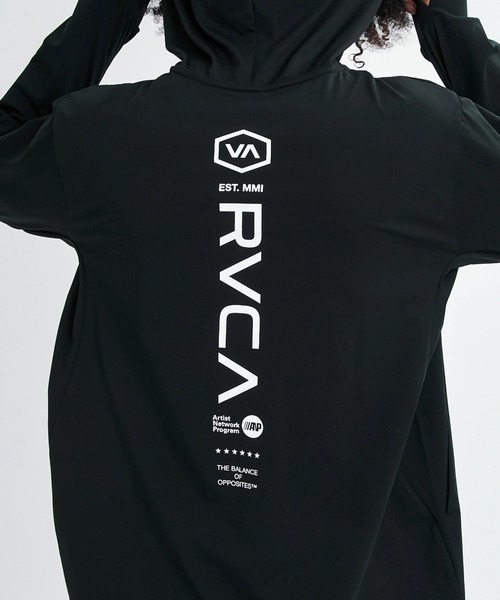 RVCA(ルーカ)の「RVCA メンズ STRAIGHT WAY SFHD 長袖サーフTシャツ 【2026年春夏モデル】/ルーカ吸水速乾UPF50+4WAYストレッチサーフT(ラッシュガード・水着)(Tシャツ/カットソー・メンズ・ダークブルー/ホワイト/グレー/ブラック・X-LARGE/LARGE/SMALL/MEDIUM)」の14枚目の写真