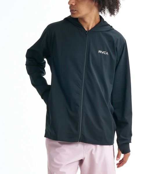 RVCA(ルーカ)の「RVCA メンズ STRAIGHT WAY SFHD 長袖サーフTシャツ 【2026年春夏モデル】/ルーカ吸水速乾UPF50+4WAYストレッチサーフT(ラッシュガード・水着)(Tシャツ/カットソー・メンズ・ダークブルー/ホワイト/グレー/ブラック・X-LARGE/LARGE/SMALL/MEDIUM)」の21枚目の写真