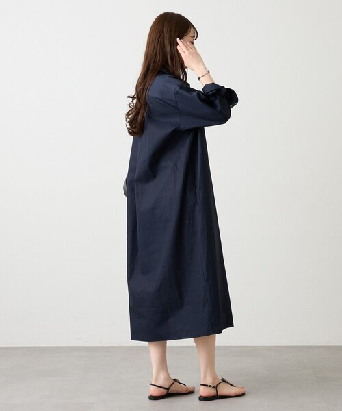 russet(ラシット)の「シャツドレス(ワンピース・レディース・アイボリー/ネイビー・FREE)」の19枚目の写真