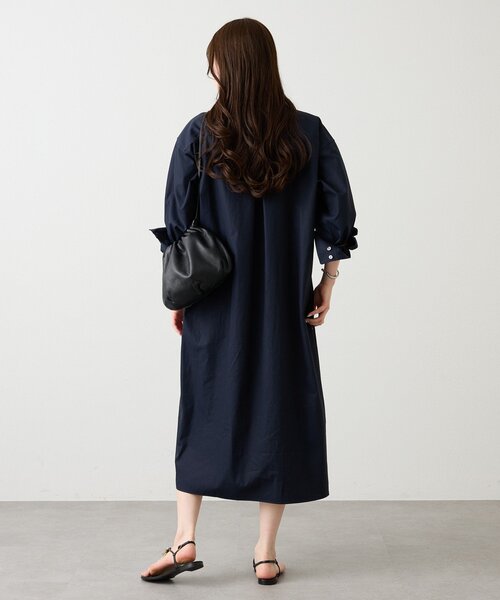 russet(ラシット)の「シャツドレス(ワンピース・レディース・アイボリー/ネイビー・FREE)」の20枚目の写真