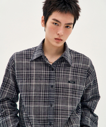 PROCESS（プロセス）の「Tatan Urban Check Shirt - Black（シャツ/ブラウス）」