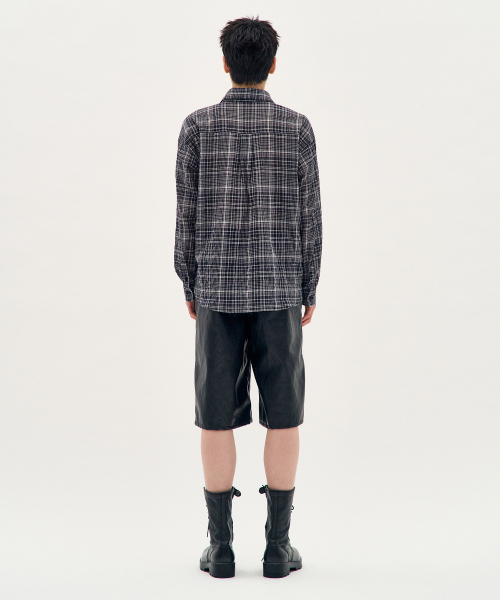 PROCESS(プロセス)の「Tatan Urban Check Shirt - Black(シャツ/ブラウス・メンズ・ブラック・FREE)」の7枚目の写真