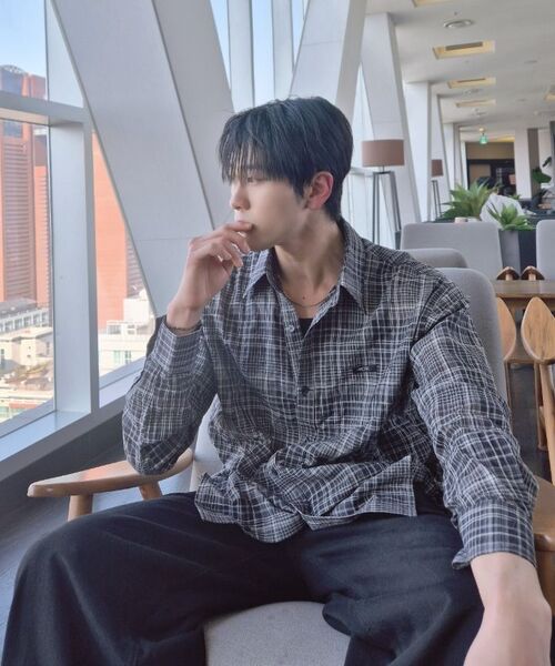 PROCESS(プロセス)の「Tatan Urban Check Shirt - Black(シャツ/ブラウス・メンズ・ブラック・FREE)」の9枚目の写真