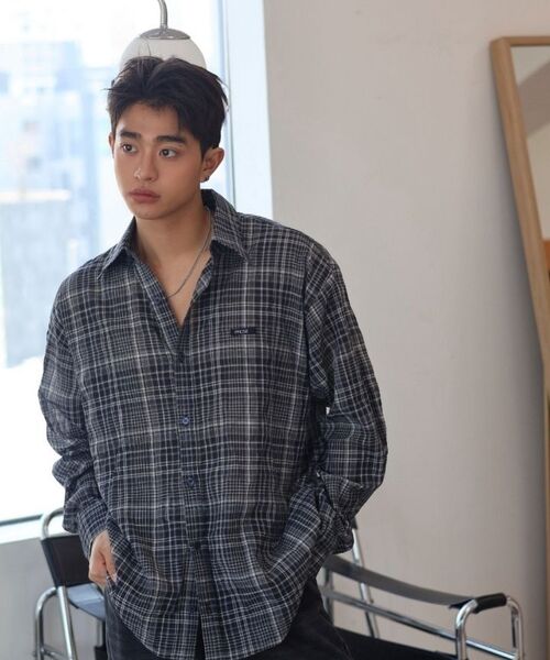 PROCESS(プロセス)の「Tatan Urban Check Shirt - Black(シャツ/ブラウス・メンズ・ブラック・FREE)」の10枚目の写真