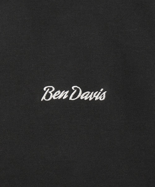 BEN DAVIS（ベンデイビス）の「【BENDAVIS別注】ダンボールエンブロイダリクルーネック（スウェット・メンズ・ライトグレー/スミクロ/ホワイト系その他2・M/L/LL）」の14枚目の写真