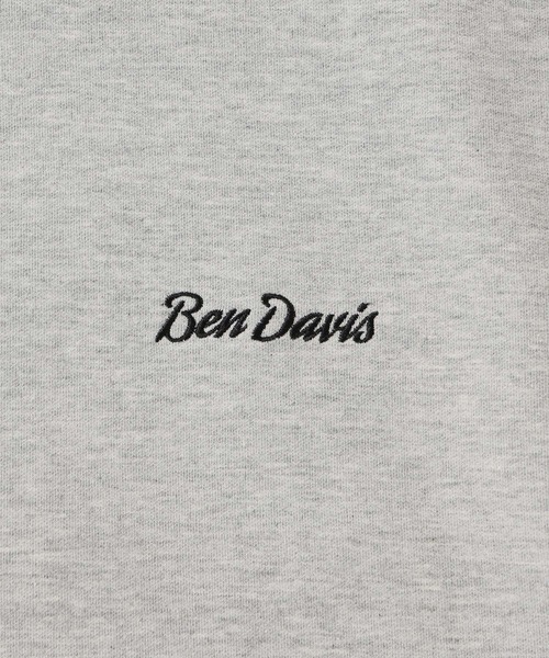 BEN DAVIS（ベンデイビス）の「【BENDAVIS別注】ダンボールエンブロイダリクルーネック（スウェット・メンズ・ライトグレー/スミクロ/ホワイト系その他2・M/L/LL）」の16枚目の写真