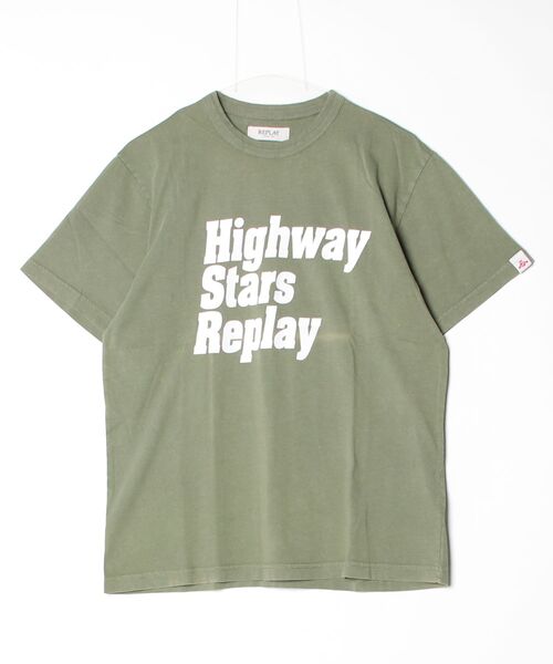 REPLAY（リプレイ）の「T-シャツ（Tシャツ/カットソー・メンズ・ネイビー/ブラック/アーミー・SMALL/MEDIUM/XX-LARGE/LARGE/X-LARGE）」の2枚目の写真