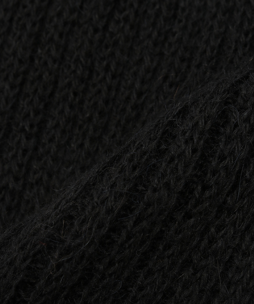 IENA（イエナ）の「KIJIMA TAKAYUKI/キジマ タカユキ ALPACA BEANIE ビーニー WEKNYY202B（ニットキャップ/ビーニー・レディース・ブラック/ブルー系その他・FREE）」の7枚目の写真