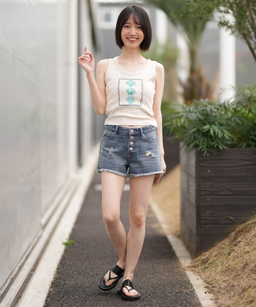 BILLABONG(ビラボン)の「BILLABONG/ビラボン レディース ショートパンツ CRUSH SHORTS DENIM BG013613(その他パンツ・レディース・インディゴブルー/ライトブルー/ブルー・L/M)」の17枚目の写真
