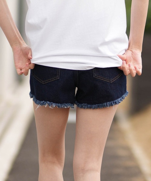 BILLABONG(ビラボン)の「BILLABONG/ビラボン レディース ショートパンツ CRUSH SHORTS DENIM BG013613(その他パンツ・レディース・インディゴブルー/ライトブルー/ブルー・L/M)」の6枚目の写真