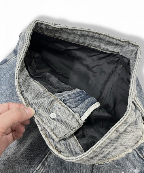 NANEA(ナネア)の「デニムミニスカート インパン付き(デニムスカート・レディース・ブルー・SMALL/MEDIUM)」の9枚目の写真