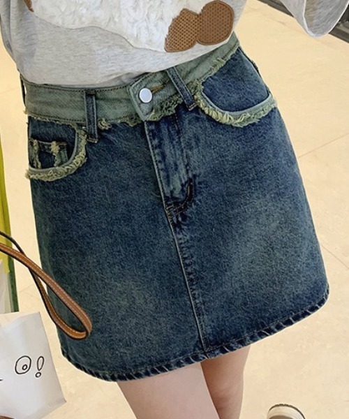 NANEA(ナネア)の「デニムミニスカート インパン付き(デニムスカート・レディース・ブルー・SMALL/MEDIUM)」の20枚目の写真