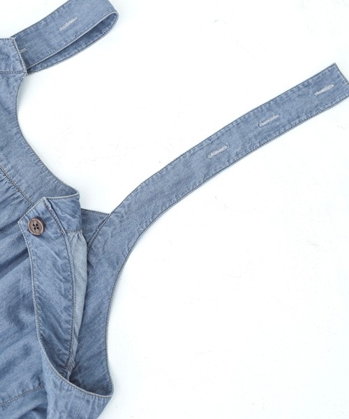 n'OrLABEL（ノアールレーベル）の「『たっぷりフレアデニムジャンスカ』（ジャンパースカート・レディース・ブルー・FREE）」の5枚目の写真