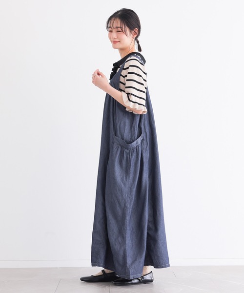 n'OrLABEL（ノアールレーベル）の「『たっぷりフレアデニムジャンスカ』（ジャンパースカート・レディース・ブルー・FREE）」の22枚目の写真