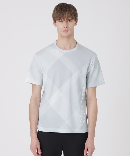 セール】【BLACK lab.】バイアスクレストブリッジチェックTシャツ（T