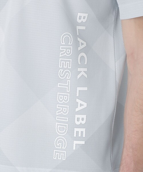 BLACK LABEL CRESTBRIDGE（ブラックレーベル・クレストブリッジ）の「【BLACK lab.】バイアスクレストブリッジチェックTシャツ（Tシャツ/カットソー・メンズ・ブルー系その他2/ホワイト系その他/ブラック・L/M/XL）」の16枚目の写真