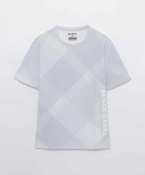 BLACK LABEL CRESTBRIDGE（ブラックレーベル・クレストブリッジ）の「【BLACK lab.】バイアスクレストブリッジチェックTシャツ（Tシャツ/カットソー・メンズ・ブルー系その他2/ホワイト系その他/ブラック・L/M/XL）」の17枚目の写真