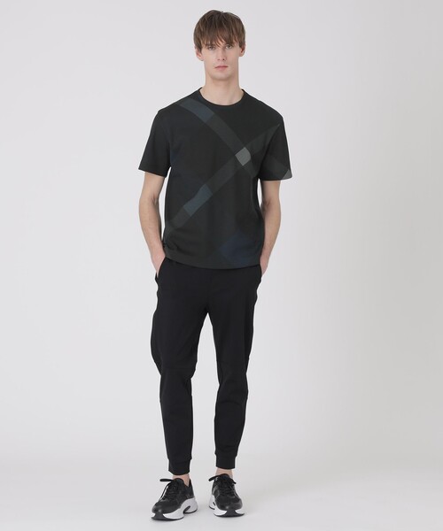 BLACK LABEL CRESTBRIDGE（ブラックレーベル・クレストブリッジ）の「【BLACK lab.】バイアスクレストブリッジチェックTシャツ（Tシャツ/カットソー・メンズ・ブルー系その他2/ホワイト系その他/ブラック・L/M/XL）」の18枚目の写真