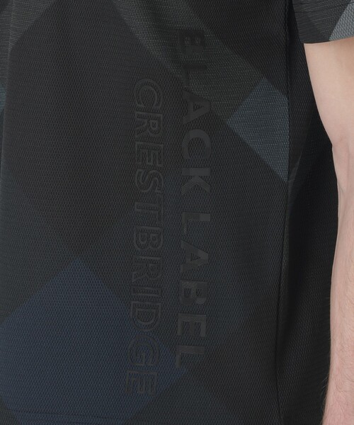 BLACK LABEL CRESTBRIDGE（ブラックレーベル・クレストブリッジ）の「【BLACK lab.】バイアスクレストブリッジチェックTシャツ（Tシャツ/カットソー・メンズ・ブルー系その他2/ホワイト系その他/ブラック・L/M/XL）」の6枚目の写真