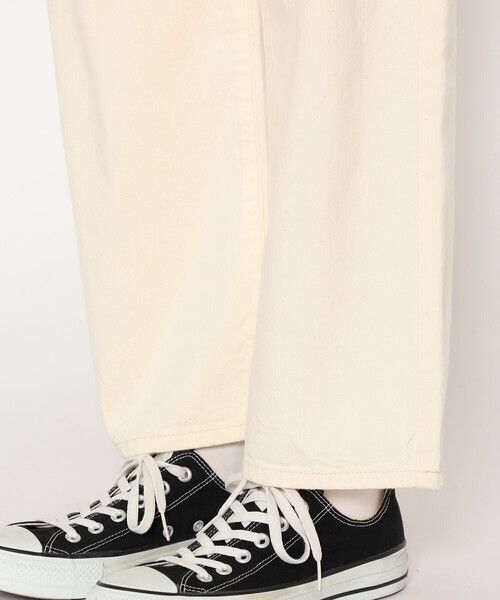 DANTON(ダントン)の「Women's Color Denim Easy Pants(デニムパンツ・レディース・ダークインディゴブルー/チャコール/ピンク系その他/アイボリー/ブルー・38/36)」の18枚目の写真