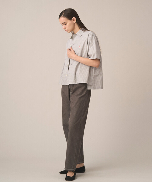 DANTON(ダントン)の「Women's Color Denim Easy Pants(デニムパンツ・レディース・ダークインディゴブルー/チャコール/ピンク系その他/アイボリー/ブルー・38/36)」の6枚目の写真