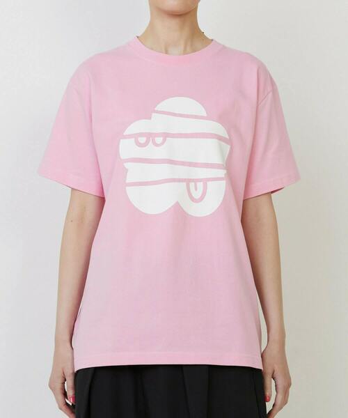 FRAPBOIS PARK（フラボアパーク）の「パークマークT（Tシャツ/カットソー・レディース・ライトブルー/ホワイト/レッド・1/2）」の6枚目の写真