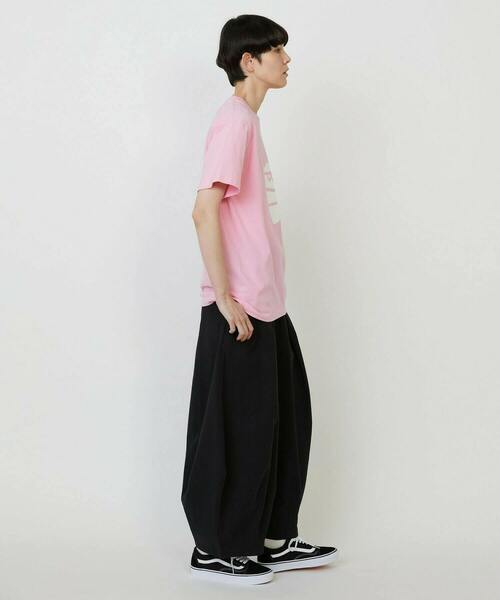 FRAPBOIS PARK（フラボアパーク）の「パークマークT（Tシャツ/カットソー・レディース・ライトブルー/ホワイト/レッド・1/2）」の9枚目の写真