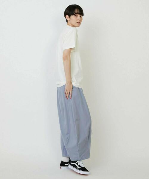 FRAPBOIS PARK（フラボアパーク）の「パークマークT（Tシャツ/カットソー・レディース・ライトブルー/ホワイト/レッド・1/2）」の14枚目の写真