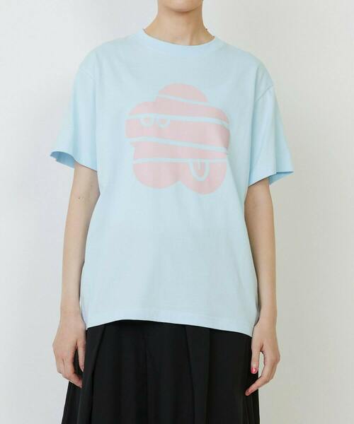 FRAPBOIS PARK（フラボアパーク）の「パークマークT（Tシャツ/カットソー・レディース・ライトブルー/ホワイト/レッド・1/2）」の21枚目の写真