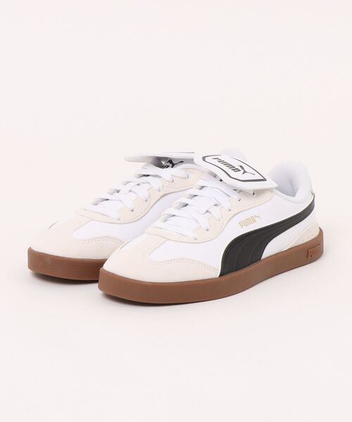 PUMA(プーマ)の「PUMA プーマ CLUB AZURA【折り返しタン取り外し可能】レディーススニーカー(クラブアズーラ) 404476(スニーカー・レディース・ブラック×ホワイト/ホワイト×ブラック/アイボリー・25.0cm/24.5cm/24.0cm/23.5cm/23.0cm/22.5cm)」の2枚目の写真