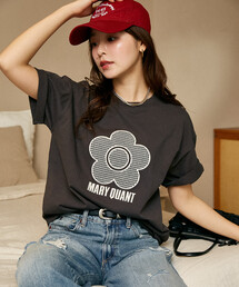 PUBLUX（パブリュクス）の「MARY QUANT × PUBLUX/マリークワント 異素材デイジーアートTシャツ　限定展開（Tシャツ/カットソー）」