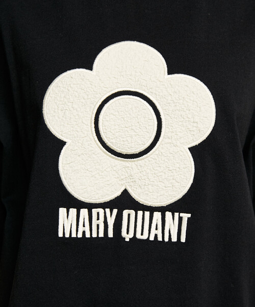 PUBLUX（パブリュクス）の「MARY QUANT × PUBLUX/マリークワント 異素材デイジーアートTシャツ　限定展開（Tシャツ/カットソー・レディース・ブラック/チャコールグレー/ライトグレー/オフホワイト・M/S）」の12枚目の写真