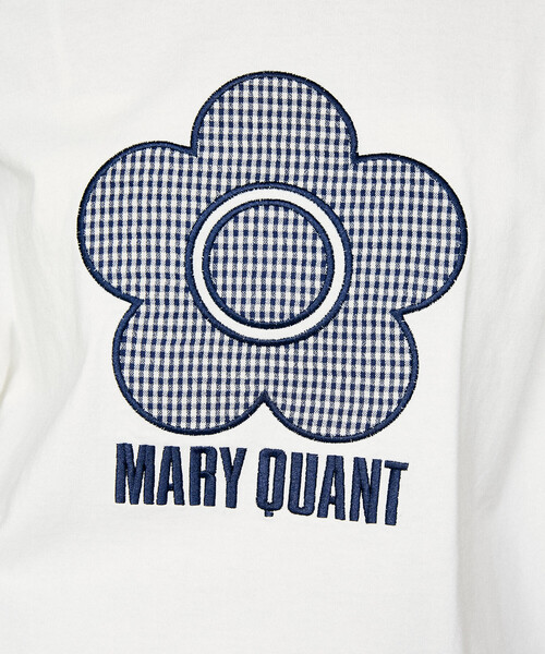 PUBLUX（パブリュクス）の「MARY QUANT × PUBLUX/マリークワント 異素材デイジーアートTシャツ　限定展開（Tシャツ/カットソー・レディース・ブラック/チャコールグレー/ライトグレー/オフホワイト・M/S）」の22枚目の写真