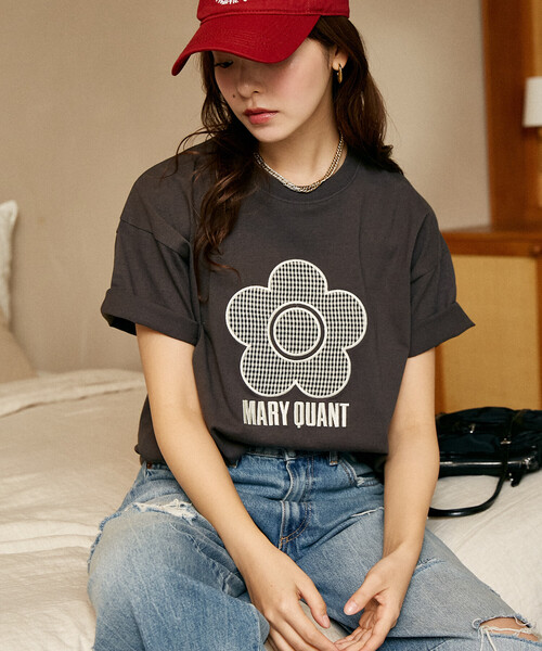 MARY QUANT(マリークワント)の「【累計13,000点突破!】MARY QUANT × PUBLUX/マリークワント 異素材デイジーアートTシャツ 限定展開(Tシャツ/カットソー・レディース・ブラック/チャコールグレー/ライトグレー/オフホワイト・M/S)」の18枚目の写真