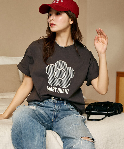 MARY QUANT(マリークワント)の「【累計13,000点突破!】MARY QUANT × PUBLUX/マリークワント 異素材デイジーアートTシャツ 限定展開(Tシャツ/カットソー・レディース・ブラック/チャコールグレー/ライトグレー/オフホワイト・M/S)」の19枚目の写真