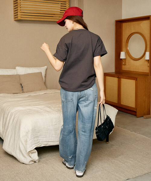 MARY QUANT(マリークワント)の「【累計13,000点突破!】MARY QUANT × PUBLUX/マリークワント 異素材デイジーアートTシャツ 限定展開(Tシャツ/カットソー・レディース・ブラック/チャコールグレー/ライトグレー/オフホワイト・M/S)」の22枚目の写真
