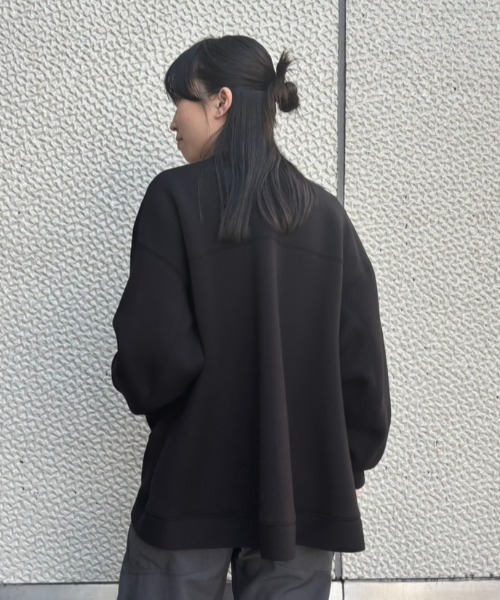 YENN（イエン）の「YENN（イエン）SPONDISH VOLUME CARDIGAN（カーディガン/ボレロ・レディース・ブラック/グレー・F）」の9枚目の写真