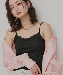 カップ付きリボンデザイン キャミソール