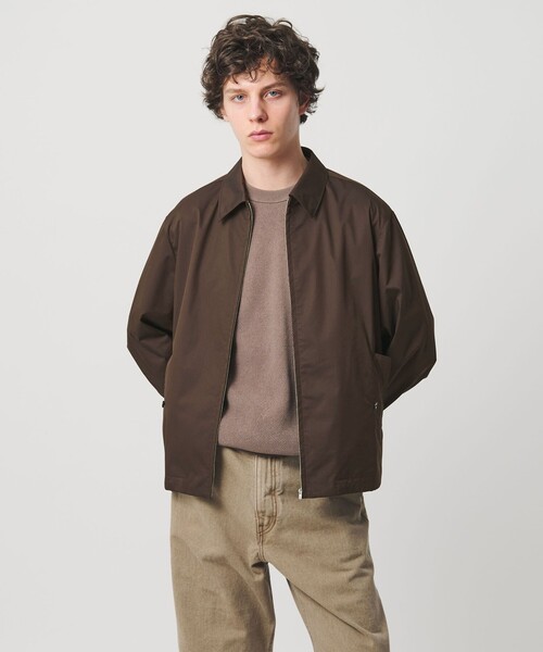 UNITED ARROWS（ユナイテッドアローズ）の「スムース タイプライター モダン ハリントン ブルゾン（ブルゾン・メンズ・ブラック/ダークブラウン・L/S/M/XL）」の13枚目の写真