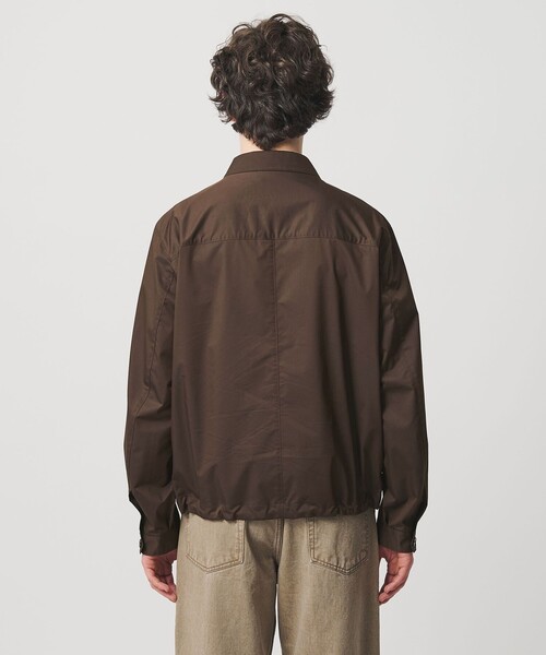 UNITED ARROWS（ユナイテッドアローズ）の「スムース タイプライター モダン ハリントン ブルゾン（ブルゾン・メンズ・ブラック/ダークブラウン・L/S/M/XL）」の20枚目の写真