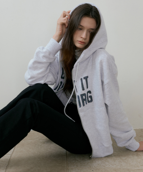 REORG(リオルグ)の「BATD GETIT REORG ZIPUP W/MELANGE(パーカー・レディース・その他・LARGE/MEDIUM)」の4枚目の写真
