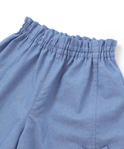 SLAP SLIP(スラップスリップ)の「ラメデニムビスチェ&ショートパンツセットアップ(90~130cm)(セットアップ・キッズ・ネイビー/ブルー・110cm/100cm/120cm/130cm/90cm)」の15枚目の写真