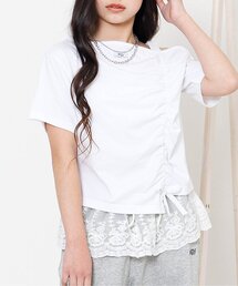 algy | ギャザー半袖Tシャツ(Tシャツ/カットソー)