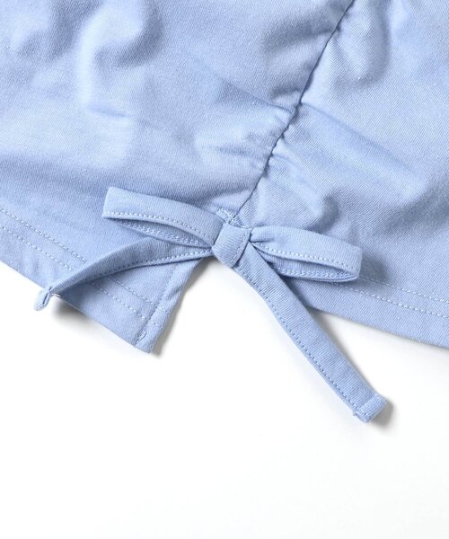 algy（アルジー）の「ギャザー半袖Tシャツ（Tシャツ/カットソー・キッズ・サックスブルー/ブラック/オフホワイト/グレー・150/140/130/160）」の15枚目の写真