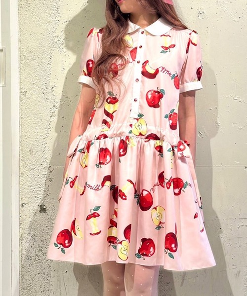 Apple Talk ワンピース（ワンピース）｜MILK（ミルク）のファッション