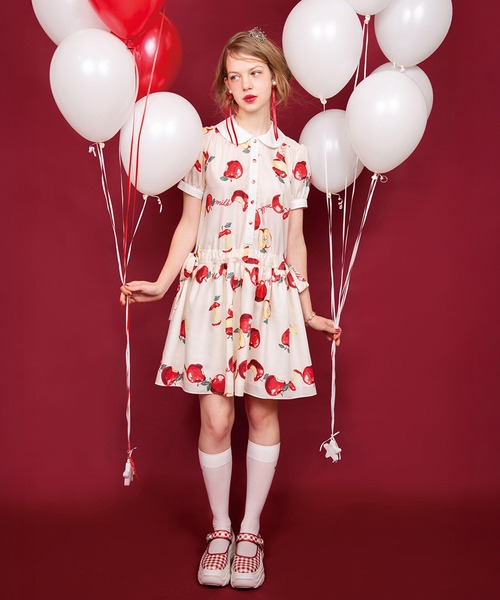 MILK(ミルク)の「Apple Talk ワンピース(ワンピース・レディース・A/B・FREE)」の4枚目の写真